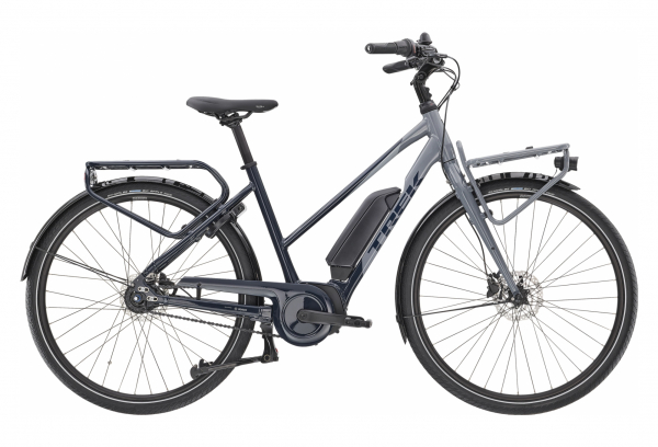 Vélo De Ville Électrique Trek District+ 2 Stagger Shimano Nexus 7V 500wh Bleu Marine / Gris 2023 3 Vélo De Ville Électrique Trek District+ 2 Stagger Shimano Nexus 7V 500wh Bleu Marine / Gris 2023