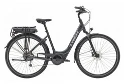 Vélo De Ville Électrique Trek VERVE+ 1 LOWSTEP Shimano Altus 8V Noir 300wh 2023