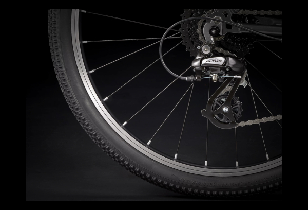 VTT Enfant Trek Wahoo 24'' Shimano Altus 8V Lithium Grey/Radioactive Red 2022 6 VTT Enfant Trek Wahoo 24'' Shimano Altus 8V Lithium Grey/Radioactive Red 2022 – Image 4