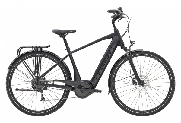 Vélo De Ville Électrique Trek Verve+ 3 400wh Shimano Altus 9V Matte Trek Black 2022 3 Vélo De Ville Électrique Trek Verve+ 3 400wh Shimano Altus 9V Matte Trek Black 2022
