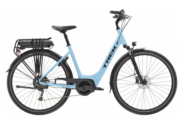 Vélo De Ville Électrique Trek Verve+ 2 Lowstep Bosch 300wh Shimano Altus 9V Azure 3 Vélo De Ville Électrique Trek Verve+ 2 Lowstep Bosch 300wh Shimano Altus 9V Azure