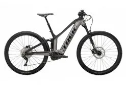 VTT Électrique Tout-Suspendu Trek Powerfly FS 4 Shimano Deore 10V 500Wh Gris Gunmetal / Noir Matt 2022